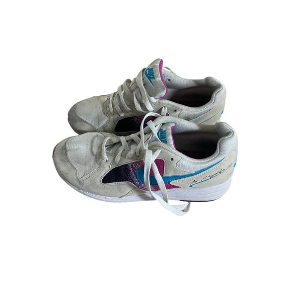 Nike Shoes - Nike Men's Nike Air Skylon White, Blue Lagoon Low Top Sneaker - 10.5